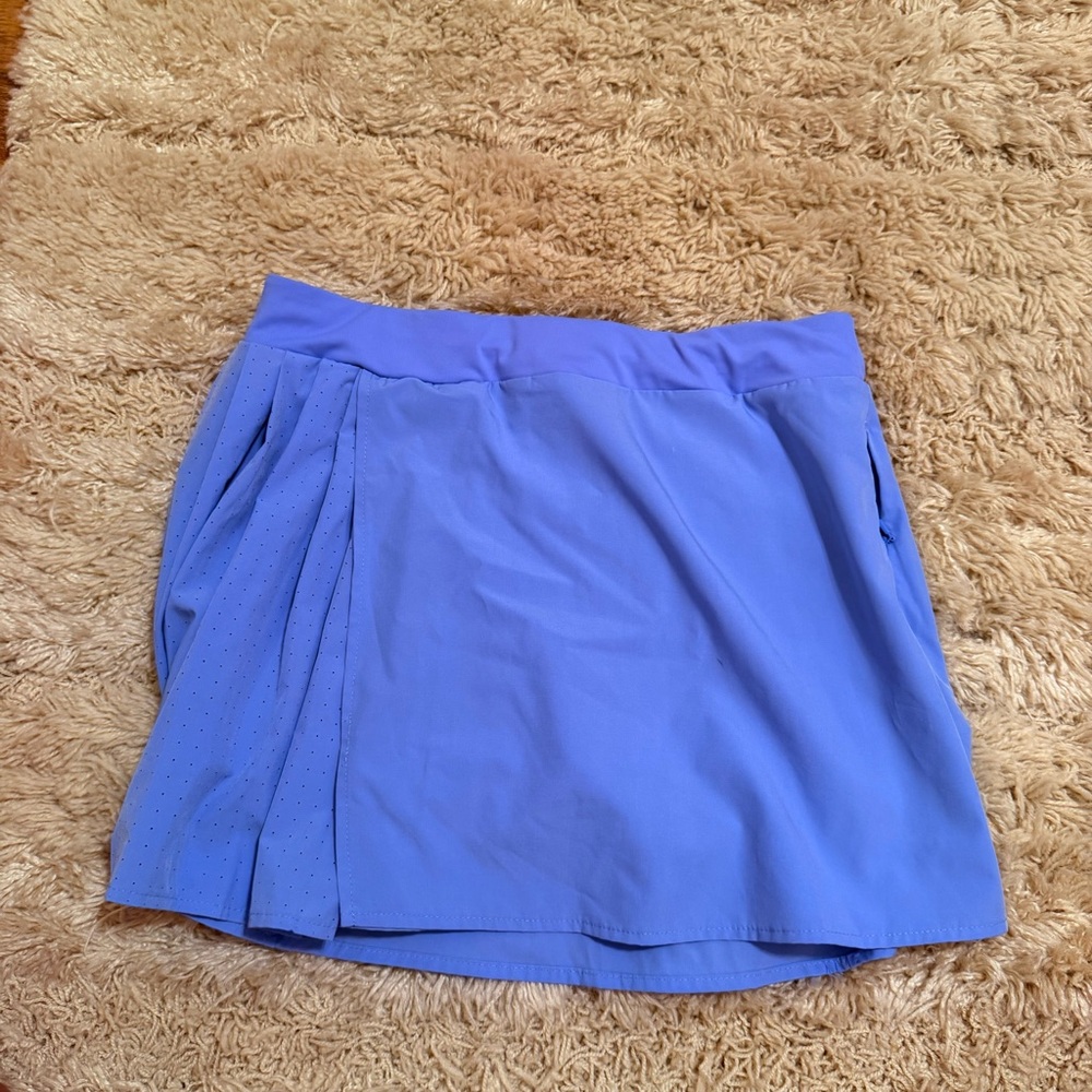 Light blue tennis skirt